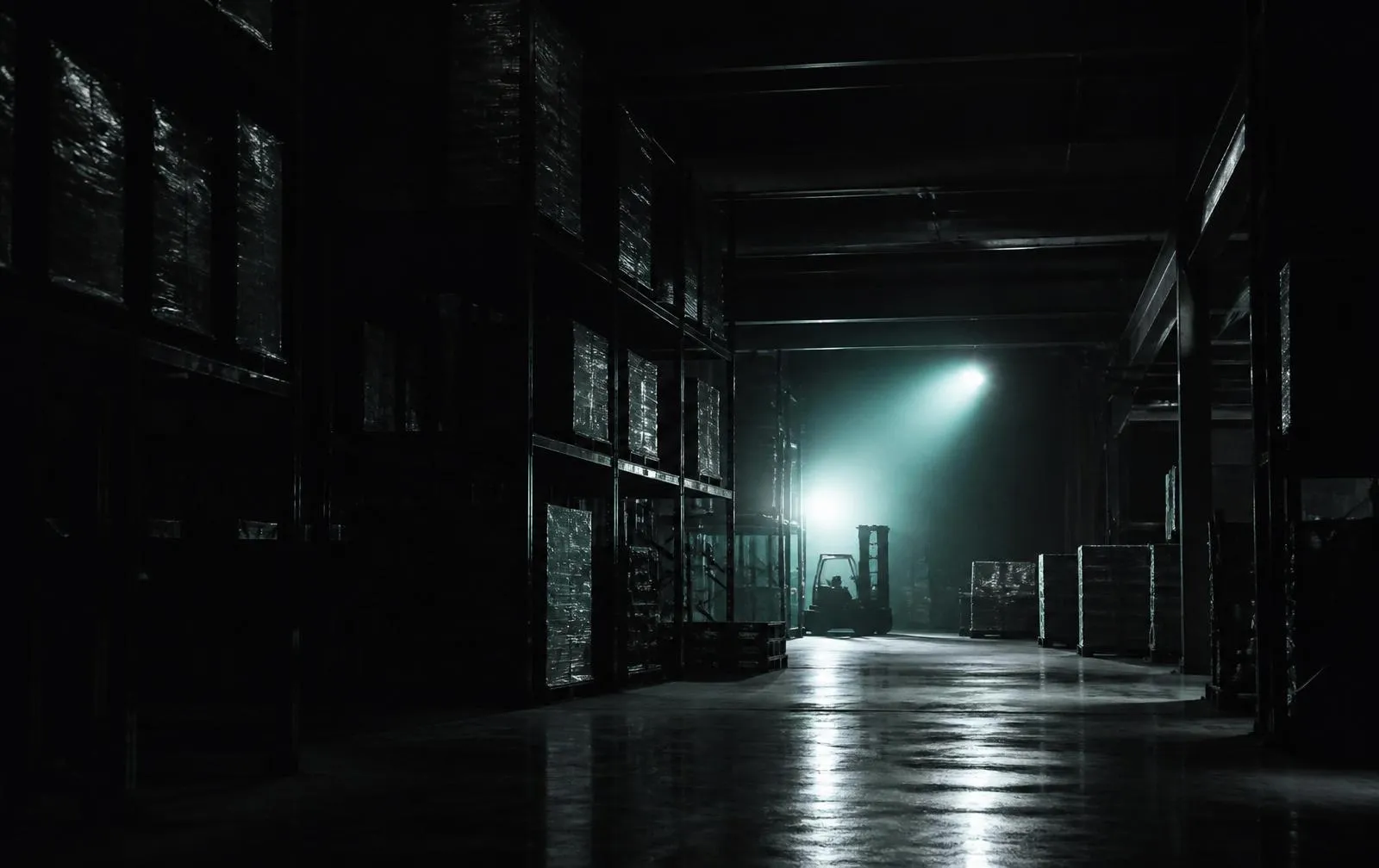 Industrial warehouse environment